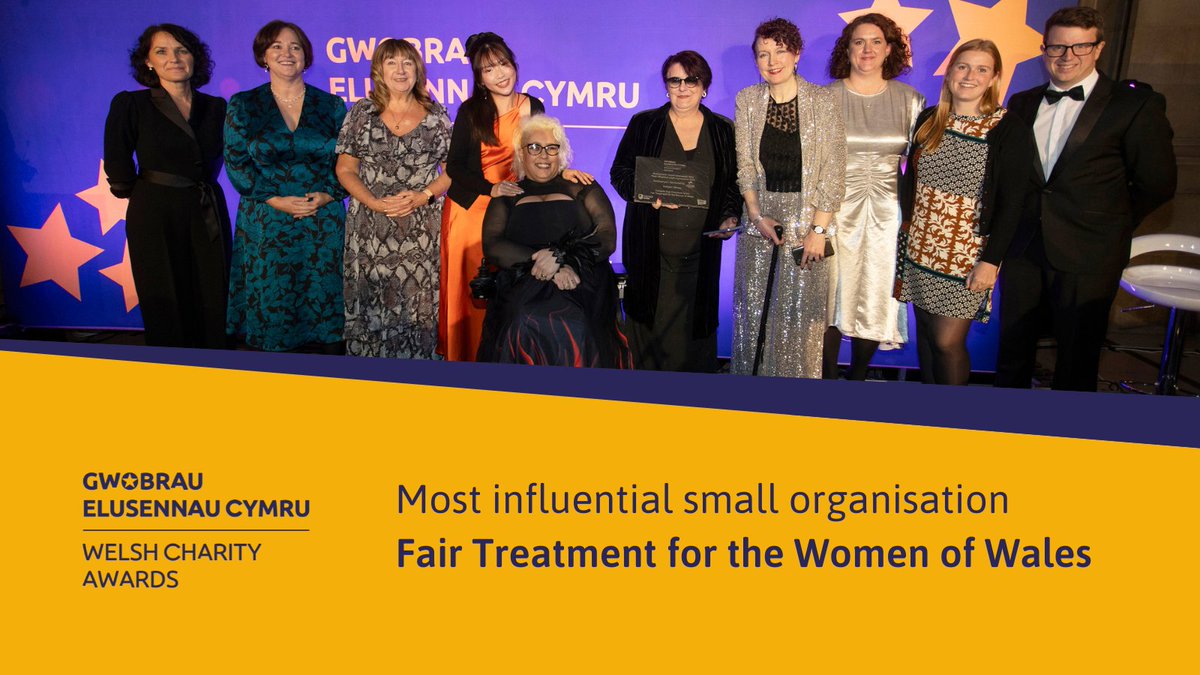 WCVACymru's tweet photo. Congratulations to @FTWW_Wales who won the most influential small organisation award at the #WelshCharityAwards!
 
@FTWW_Wales has made significant strides in advocating for better female healthcare, playing a key role in developing the forthcoming Women’s Health Plan for Wales. https://t.co/ZjtoG74zuY