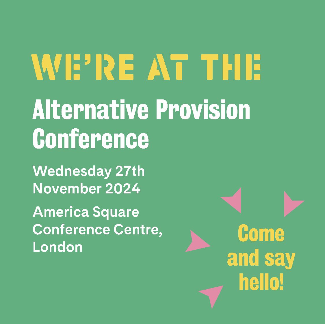 Dan Kelly (@commandodan1) on Twitter photo We’re very excited to be spending the day with Education leaders from across the country who specialise in Alternative Provision
This is an area where <a href="/CommandoJoes/">Commando Joe's</a> stand out from the crowd when supporting young people most in need
Come say hi 👋
<a href="/WMinsightUK/">Westminster Insight</a> <a href="/CommandoPaulM/">Paul McGill</a> We’re very excited to be spending the day with Education leaders from across the country who specialise in Alternative Provision
This is an area where <a href="/CommandoJoes/">Commando Joe's</a> stand out from the crowd when supporting young people most in need
Come say hi 👋
<a href="/WMinsightUK/">Westminster Insight</a> <a href="/CommandoPaulM/">Paul McGill</a>