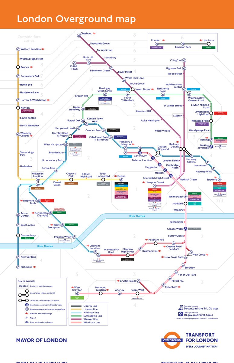 You rename the london overground @tfl , make a huge fanfare about it, design a special Web page will all sorts of stuff - and no obvious, immediate link to the actual map itself! 🤦
You need to rearrange your comms staff mate.
#TFL #londonoverground