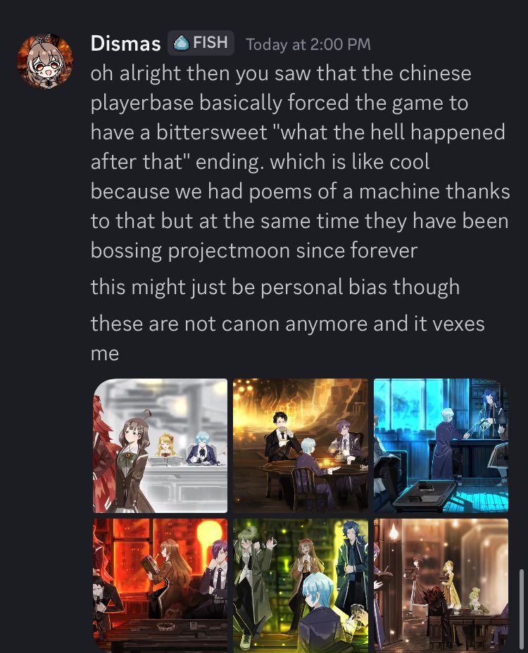IMPORTANT ANNOUNCEMENT FOR LIMBUS FANS!!  (Spread this if possible!!)

Recently a giant group of toxic Chinese players collectively review bombed limbus over the recent stream for it being “Low-effort” and are mad over the changes to sharding (which is fair tbh, but review