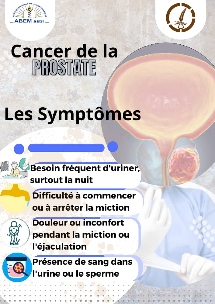 abem_burundi's tweet image. Quelles sont les signes de ce cancer?
🧐Voyons les signes les  plus importants.
Si vous les ressentez, veuillez consulter votre médecin 👩‍⚕️traitant ou une structure de santé🏥 plus proche pour évaluer votre état de santé⚕️.
#StopCancerProstate #ForceDeSeFaireDepister 
@UNIFAM