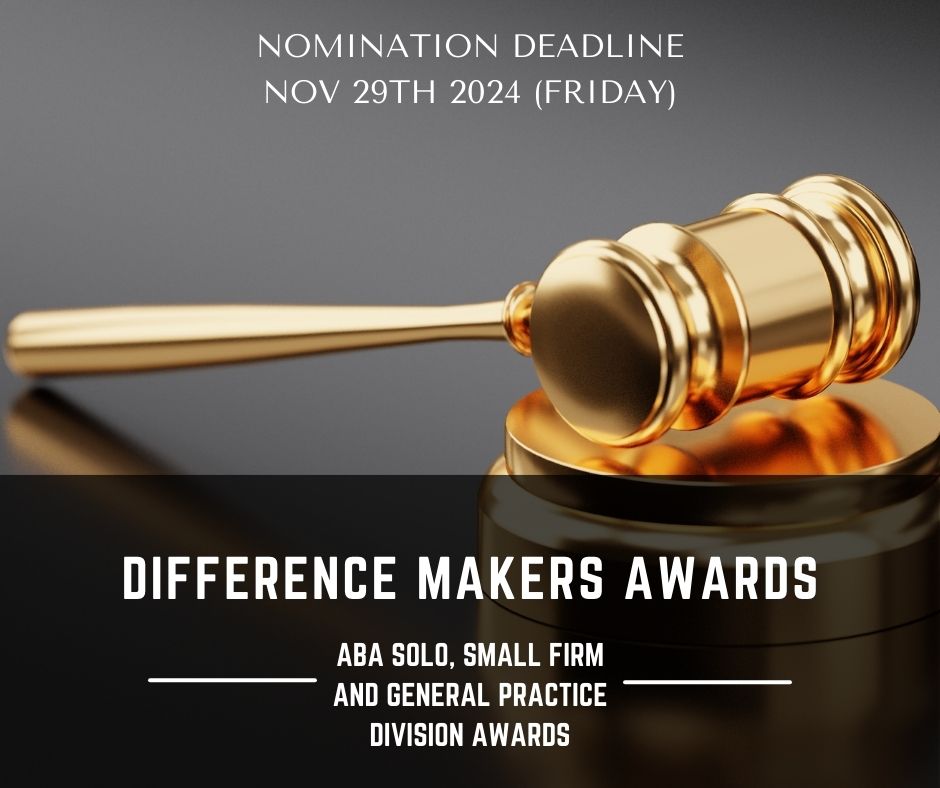 first_read_ai's tweet photo. 🌟 Solo &amp; small firm lawyers, celebrate the Difference Makers! 🏆 The @ABAesq GPSolo Awards honor those impacting law &amp; community.

🔗 Nominate now: https://t.co/U5YMehcfEB

At FirstRead, we stand with change-makers. 🚀 #DifferenceMakers #LegalInnovation #SoloLawyer #FirstRead https://t.co/BqVDmH1JP9