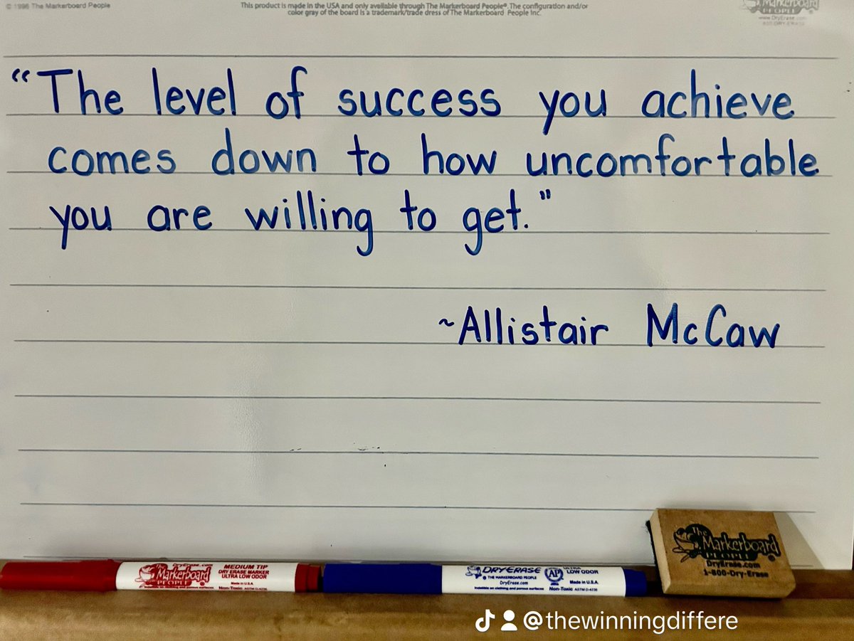 “The level of success you achieve comes down to how uncomfortable you are willing to get”

Progress isn’t meant to be easy.
But if you can commit to the standard no matter how uncomfortable it gets, you’ll find yourself achieving things you never thought possible.