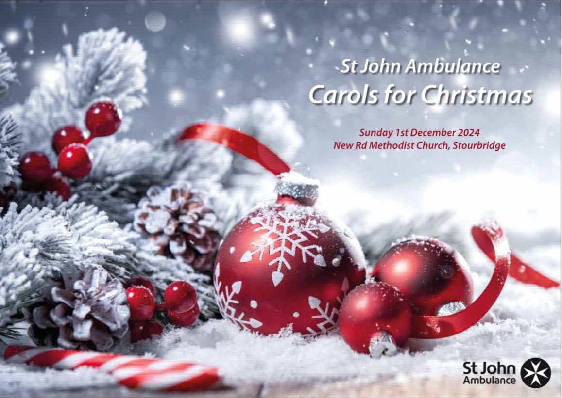 Adam Aston 🌹🚑 (@cllr_aston) on Twitter photo Come and kick off the Christmas season with <a href="/stjohnambulance/">St John Ambulance England</a> this Sunday at 3pm, New Rd Methodist Church in Stourbridge. 🎅🏻 Come and kick off the Christmas season with <a href="/stjohnambulance/">St John Ambulance England</a> this Sunday at 3pm, New Rd Methodist Church in Stourbridge. 🎅🏻