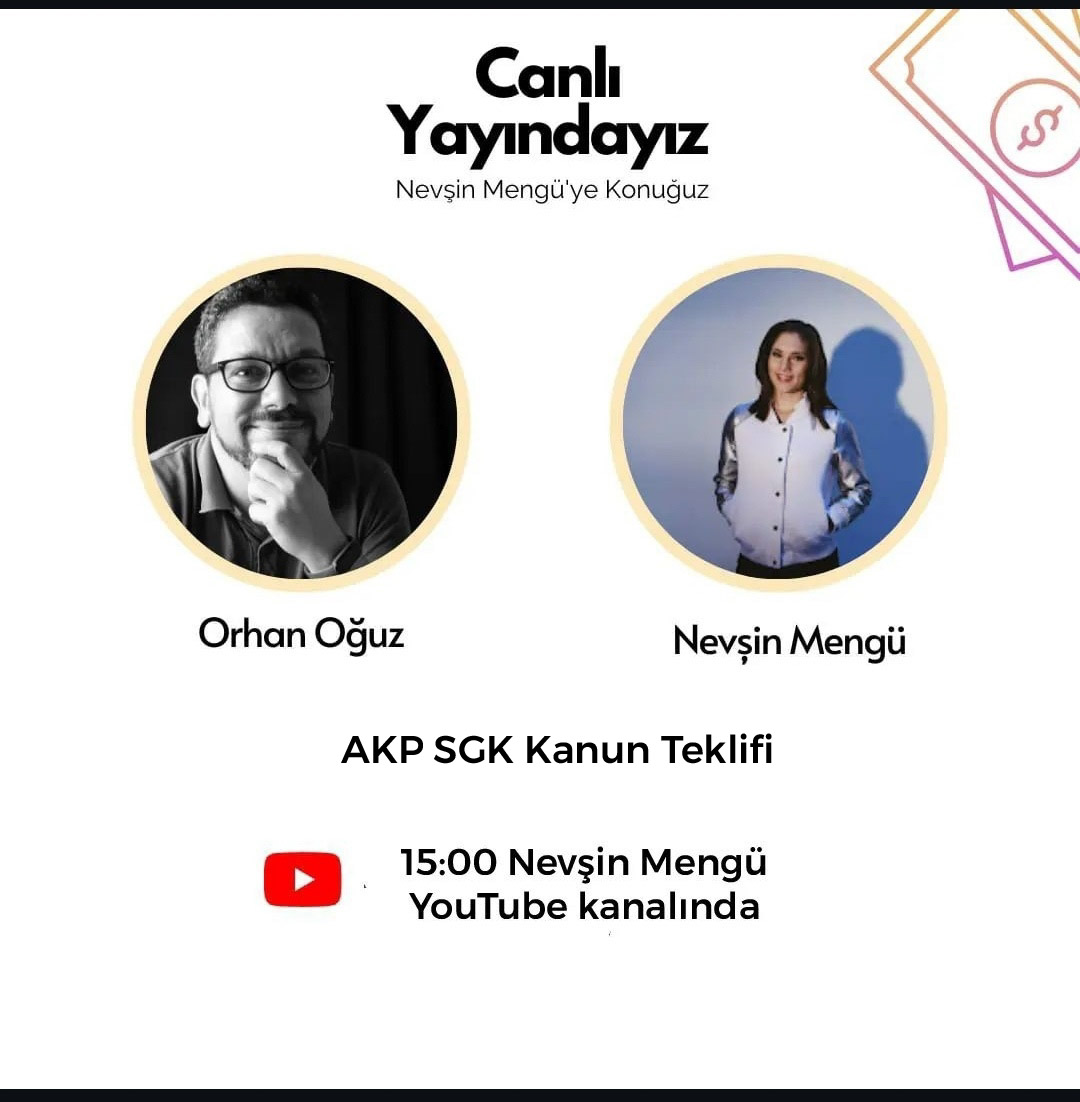 Akp SGK kanun teklifi, GSS borçları, işveren teşvikleri ve beklenen asgari ücret. 15:00 da görüşmek üzere.