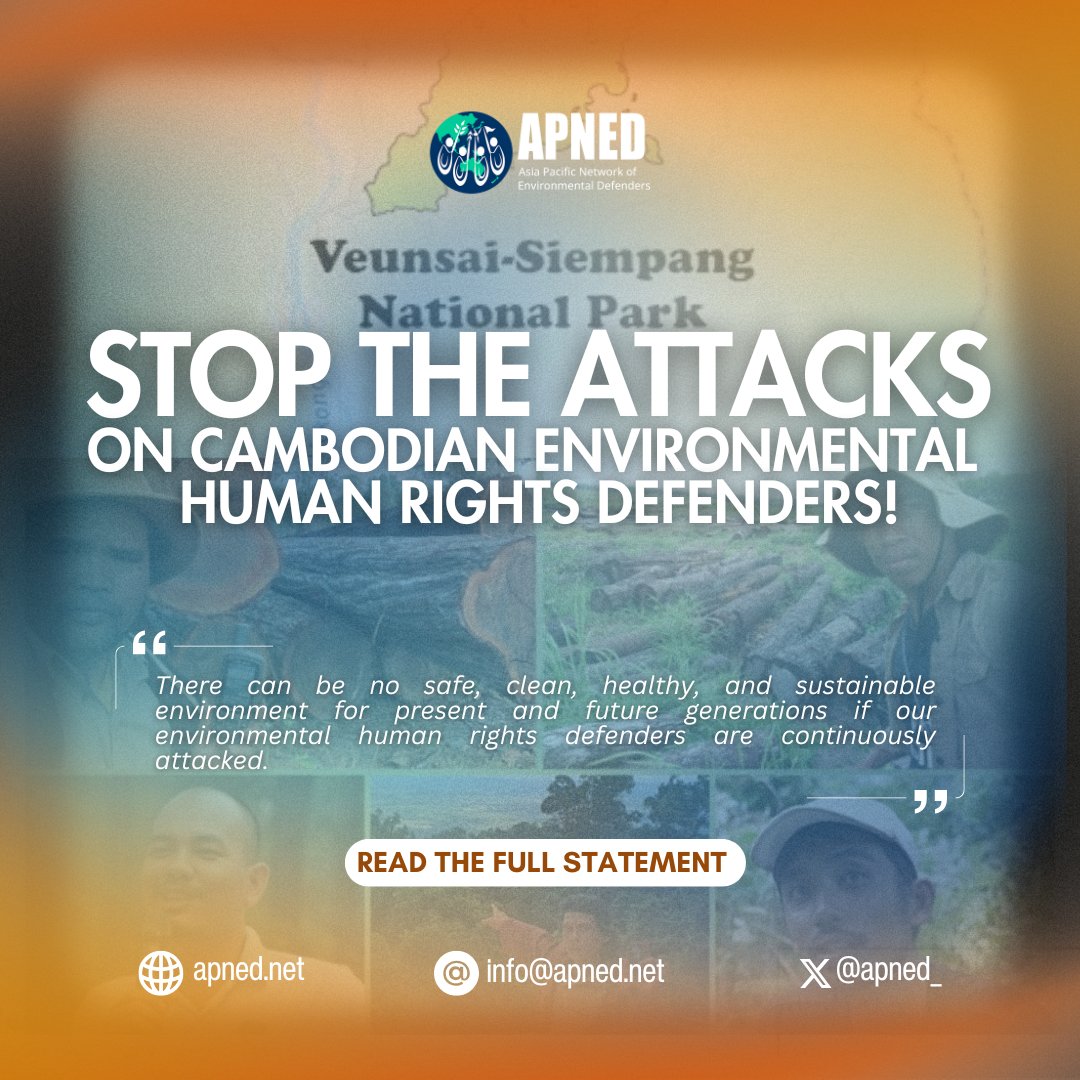 Asia Pacific Network of Environmental Defenders tweet media