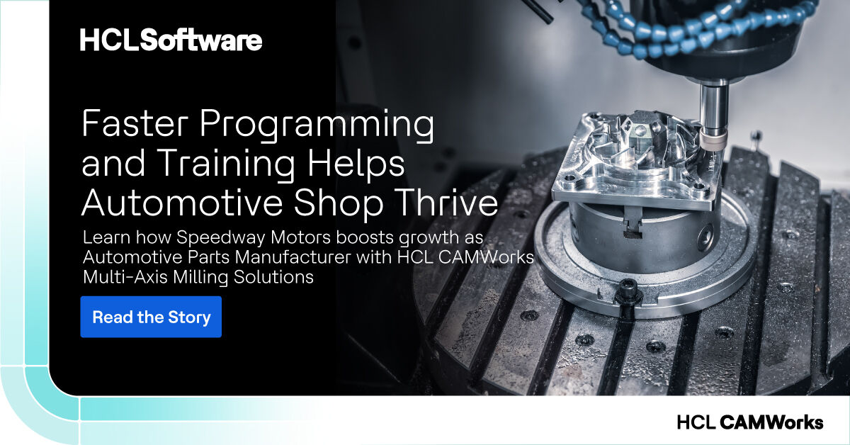 CAMWorks's tweet image. Learn how Speedway Motors saved on training, programming and cycle times using #HCLCAMWorks  !

Read full story: bit.ly/3Vb4qq9