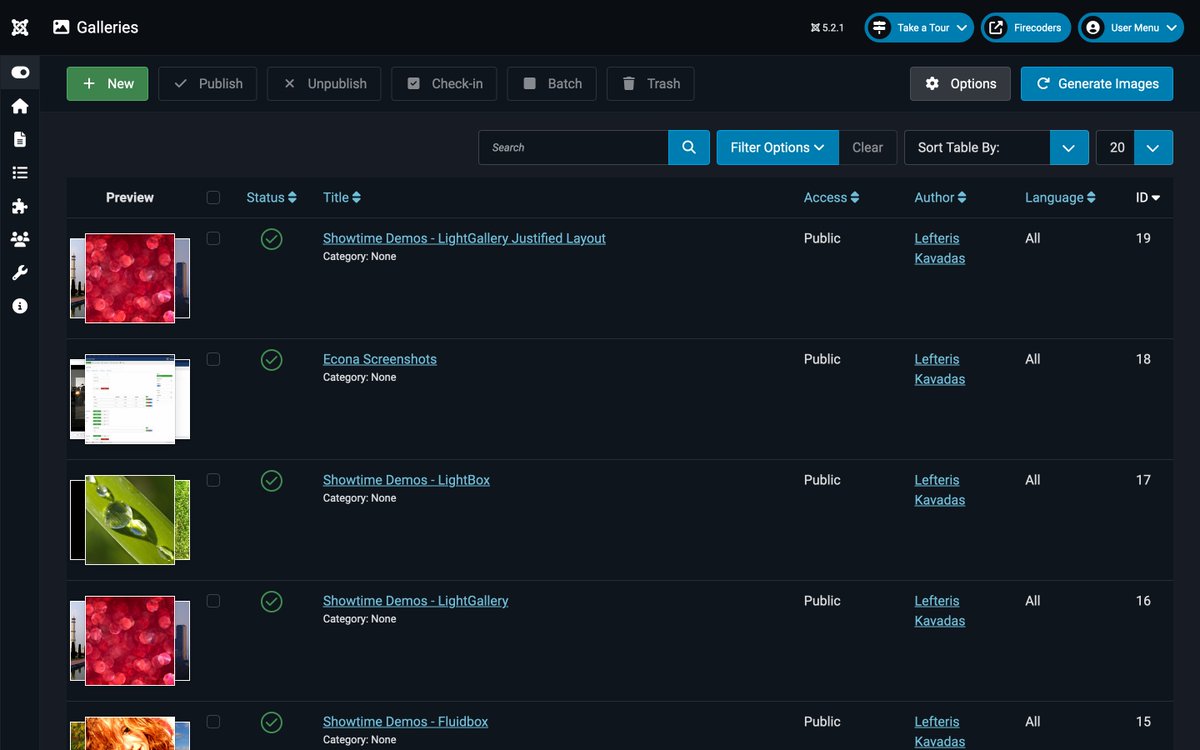 firecoders's tweet image. 🚀 Exciting News! Showtime Image Gallery v1.8.0 is here!
✅ Joomla 5 native compatibility
🌙 Dark mode just got even better
Upgrade now to enjoy these enhancements! 🌟
🔗 firecoders.com/joomla-extensi…
#joomla #joomla5
📷 Check out the screenshots 👇