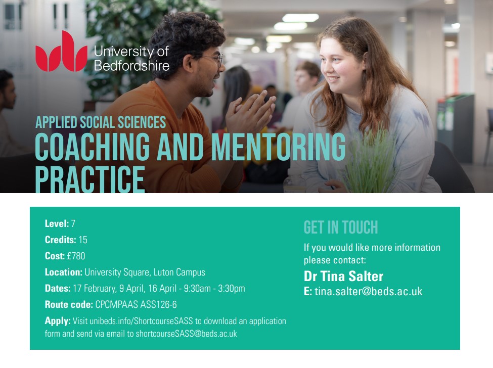 UoB School of Applied Social Sciences are running these 2 CPD Level 7 short courses in 2025 - let me know if you would like to apply: