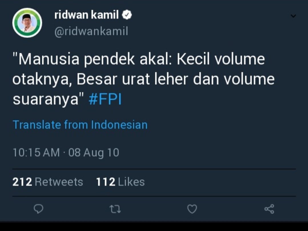 SsPasadena's tweet image. Ridwan kamil sama kelakuannya dengan fufufafa, suka menghina orwng lain !