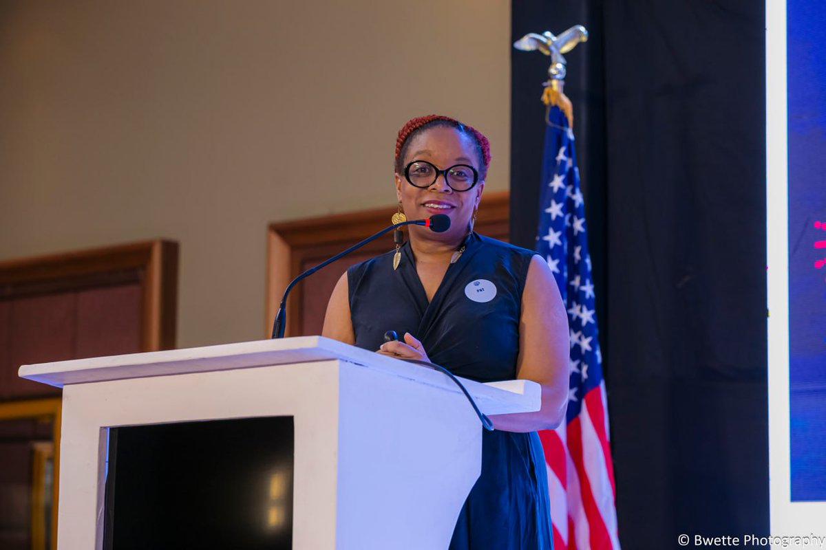 asha11al's tweet image. Pat&apos;s  keynote address was a tour de force, reminding us that &apos;without a dream, there is no vision, without the vision the dream has no form, without purpose you are not serving anything, and without a mission you cannot lead. @Atemop

#AWEInUganda  #AWEConferenceUG2024