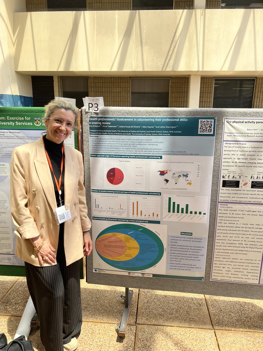 ImaStrk's tweet photo. Thankful to @ASPActivity and my @msk_health colleagues for a great time at #ASPA2024 conference last week. I presented my work on physio #volunteering for promotion of #PhysicalActivity https://t.co/EzDMfMDclJ