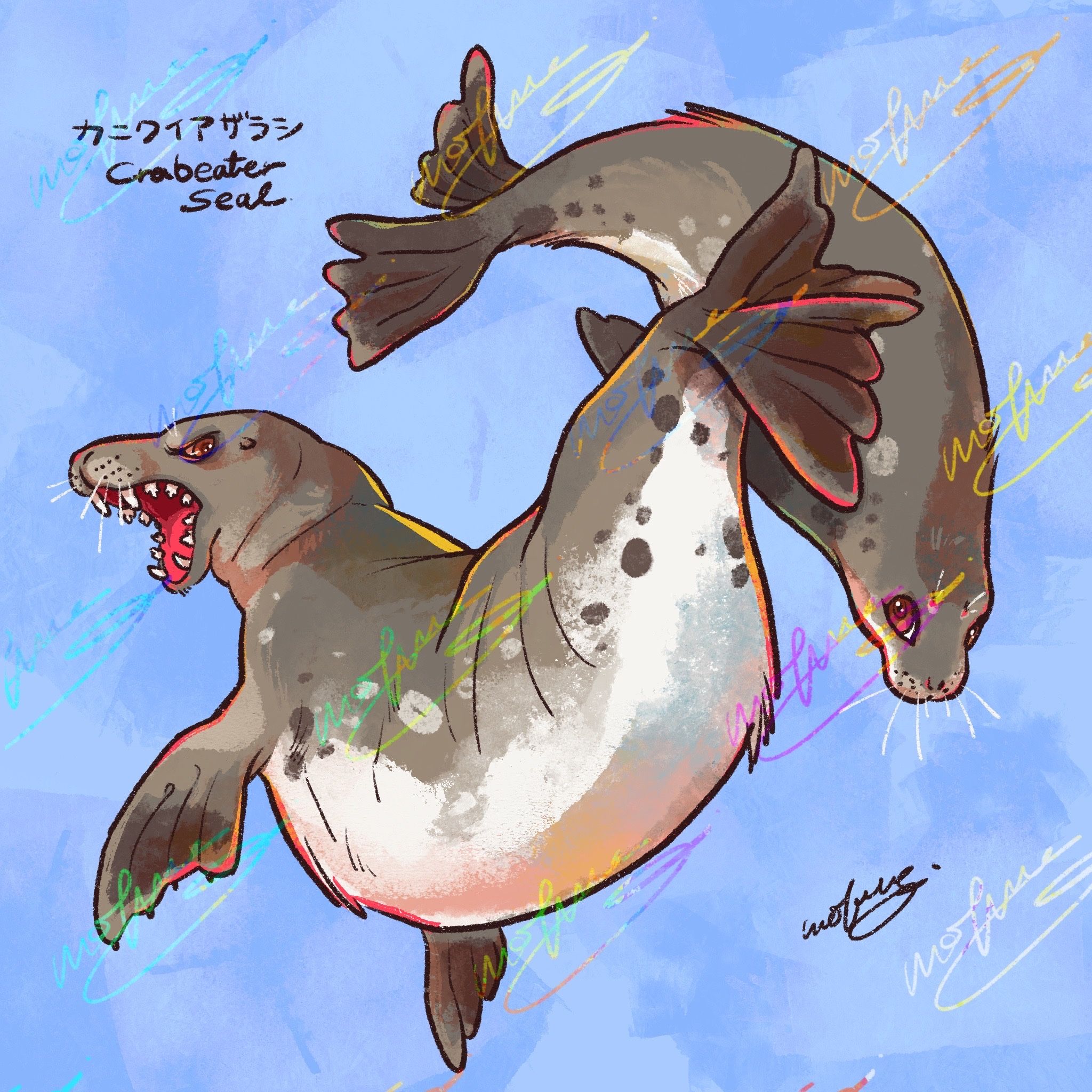 mofuwa🦘どうぶつ絵描き on X: 