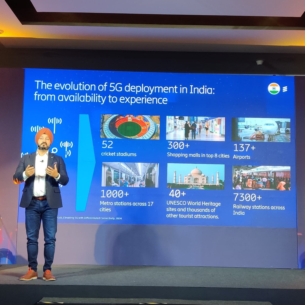 The evolution of #5G in India isn’t just about availability anymore – it’s about experience. From live events to stadiums, #5G is transforming how we connect, share, and enjoy real-time moments📈 – Jasmeet Sethi at the Ericsson Consumer Lab report launch