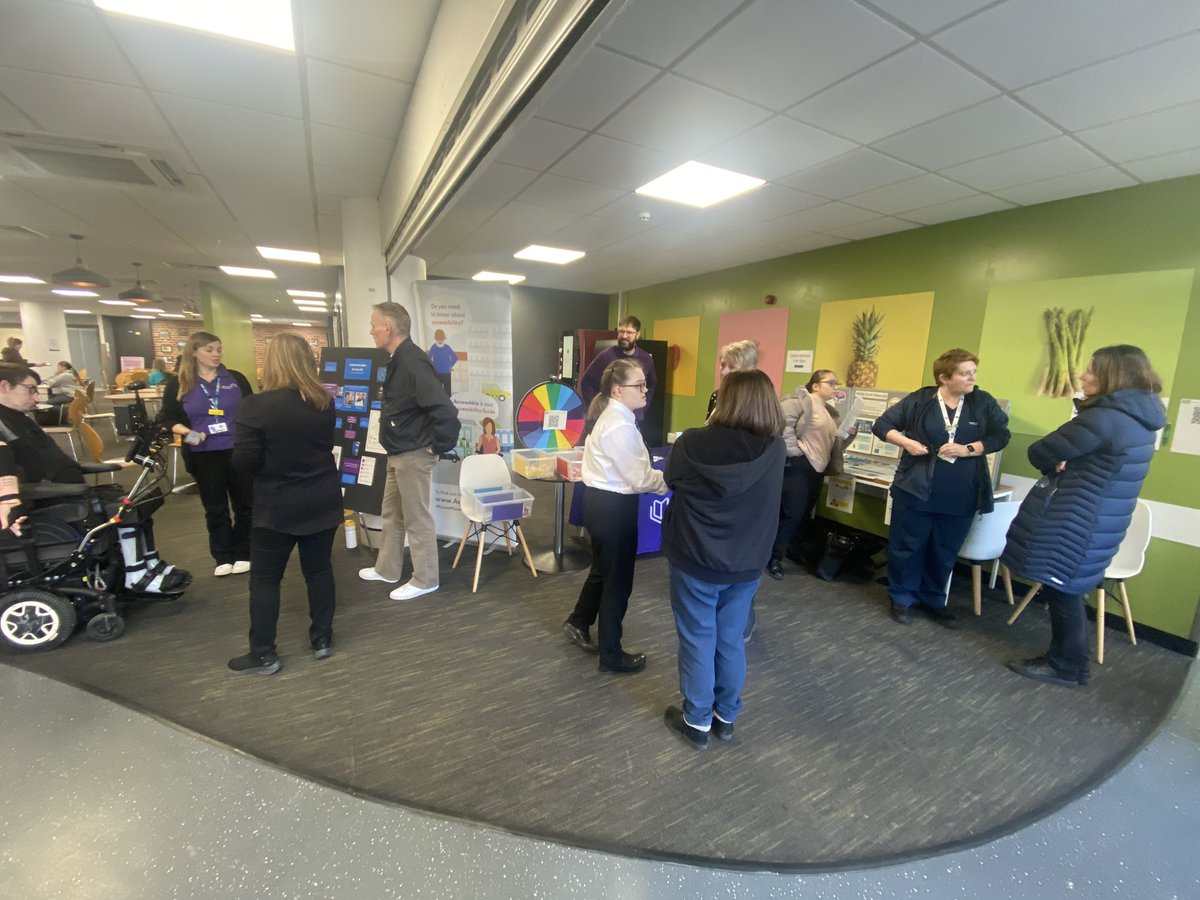 We’re in Colliers today until 1.30pm celebrating Disability History Month. Come join us for a spin of the wheel, information about our Ability Staff Network &amp; meet our partners AccessAble, CAUK &amp; Project Search #DHMUK