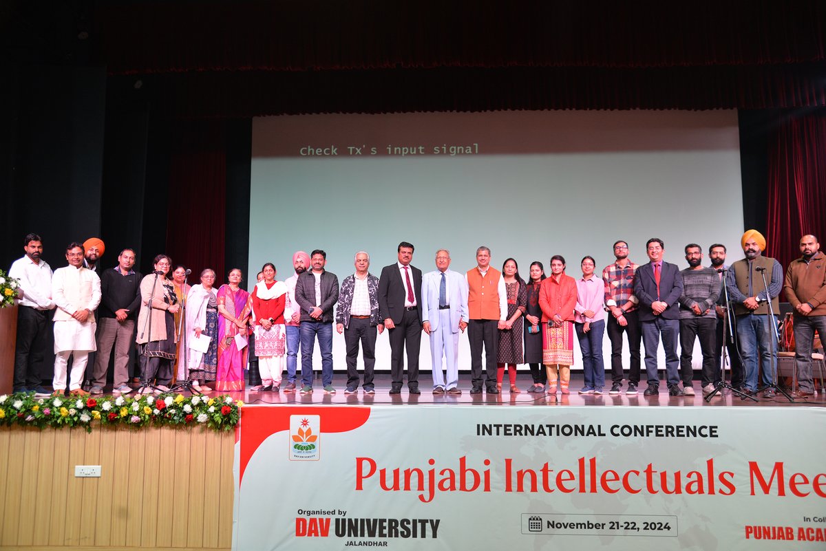 instagram.com/reel/DC1TsoTPS…

Punjabi intellectuals meet at #DAV_University. Event was organized by DAV University &amp; Punjab Academy of Sciences. #PunjabiIntellectualsMeet  #PunjabHeritage #ScienceAndCulture #GlobalGathering #PunjabiPride #IndianHeritage #AcademicConference #Research
