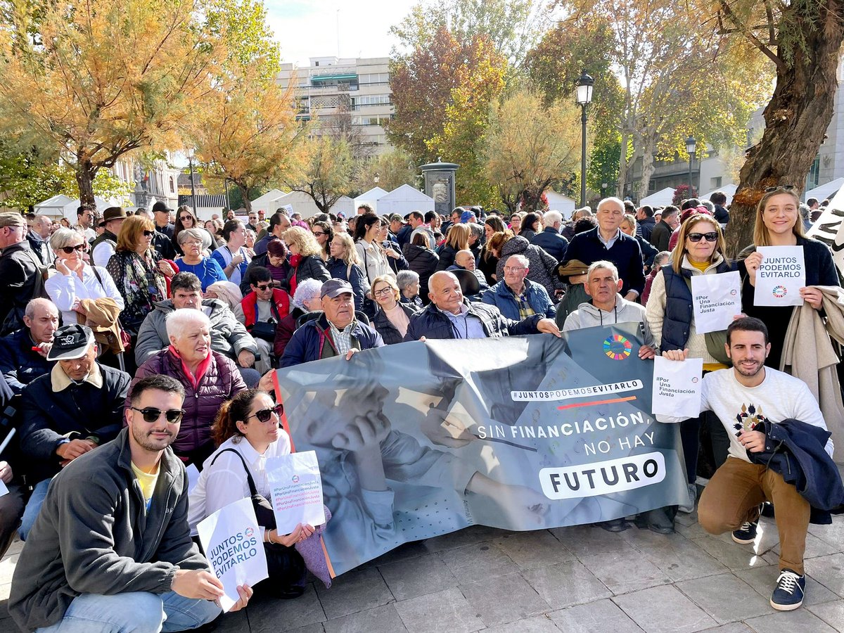 📌 Granada | Unimos nuestras fuerzas en la Fuente de las Batallas por una financiación justa que garantice los derechos y servicios esenciales para las personas con discapacidad.

📲 ¡Únete y forma parte de esta lucha! #JuntosPodemosEvitarlo