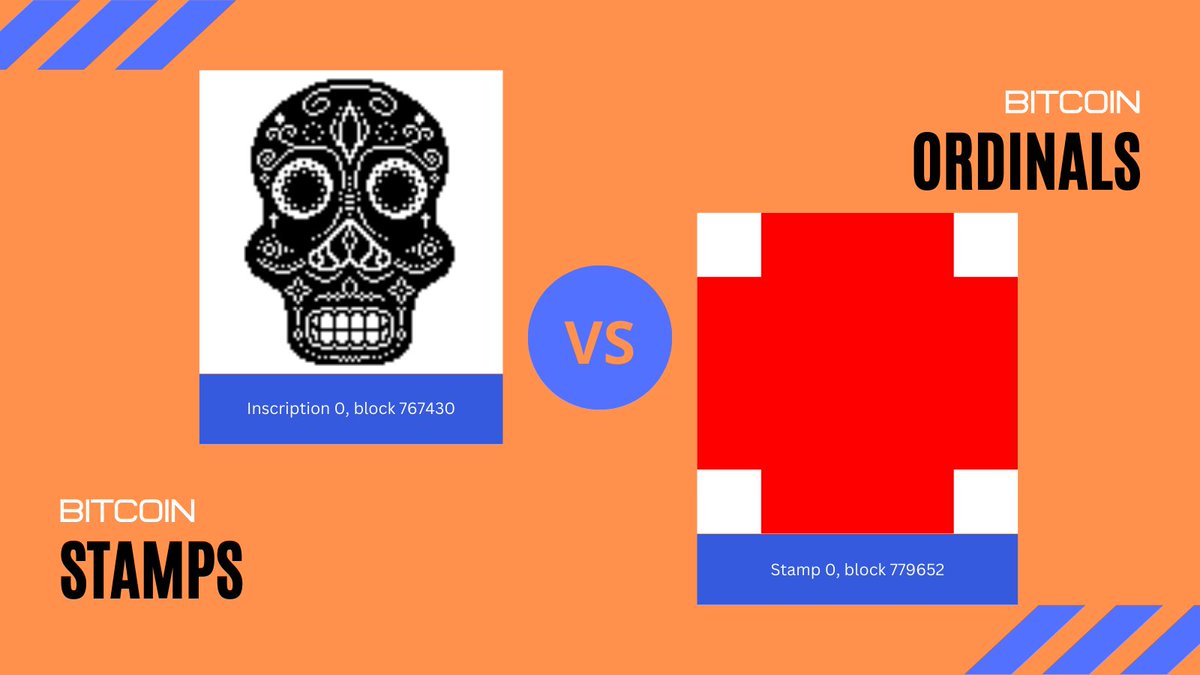 lukefivehundred's tweet image. Bitcoin Ordinals vs Bitcoin Stamps. What are the key differences, can they be pruned, and how? Pros&Cons, explained like you are 5.
1) Ordinals store data in the witness section of a Bitcoin transaction, up to 4MB
2) STAMPS store data in the UTXO transactions, up to 7-8KB.👇💾…