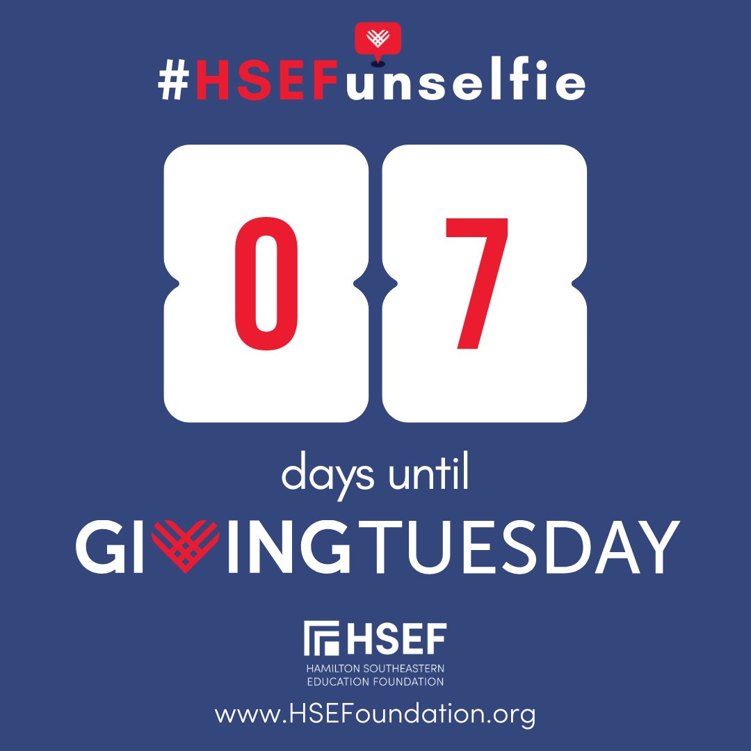 Giving Tuesday is ONE WEEK away - get your #HSEFunselfie ready!

hsefoundation.org/giving-tuesday/