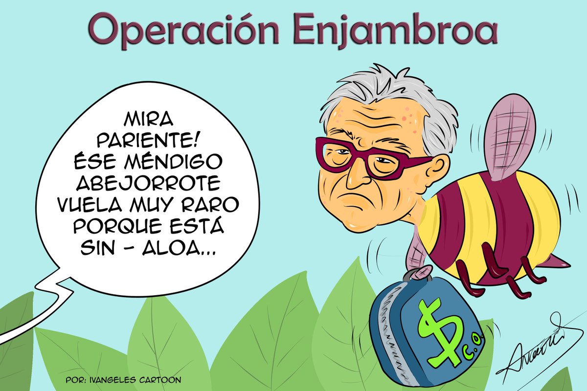Habrá que re direccionar la operación Enjambre más hacia el norte...
Mi cartón del día.
<a href="/rochamoya_/">Rubén Rocha Moya</a> #OperacionEnjambre <a href="/LibreriaRius/">Librería Rius</a>