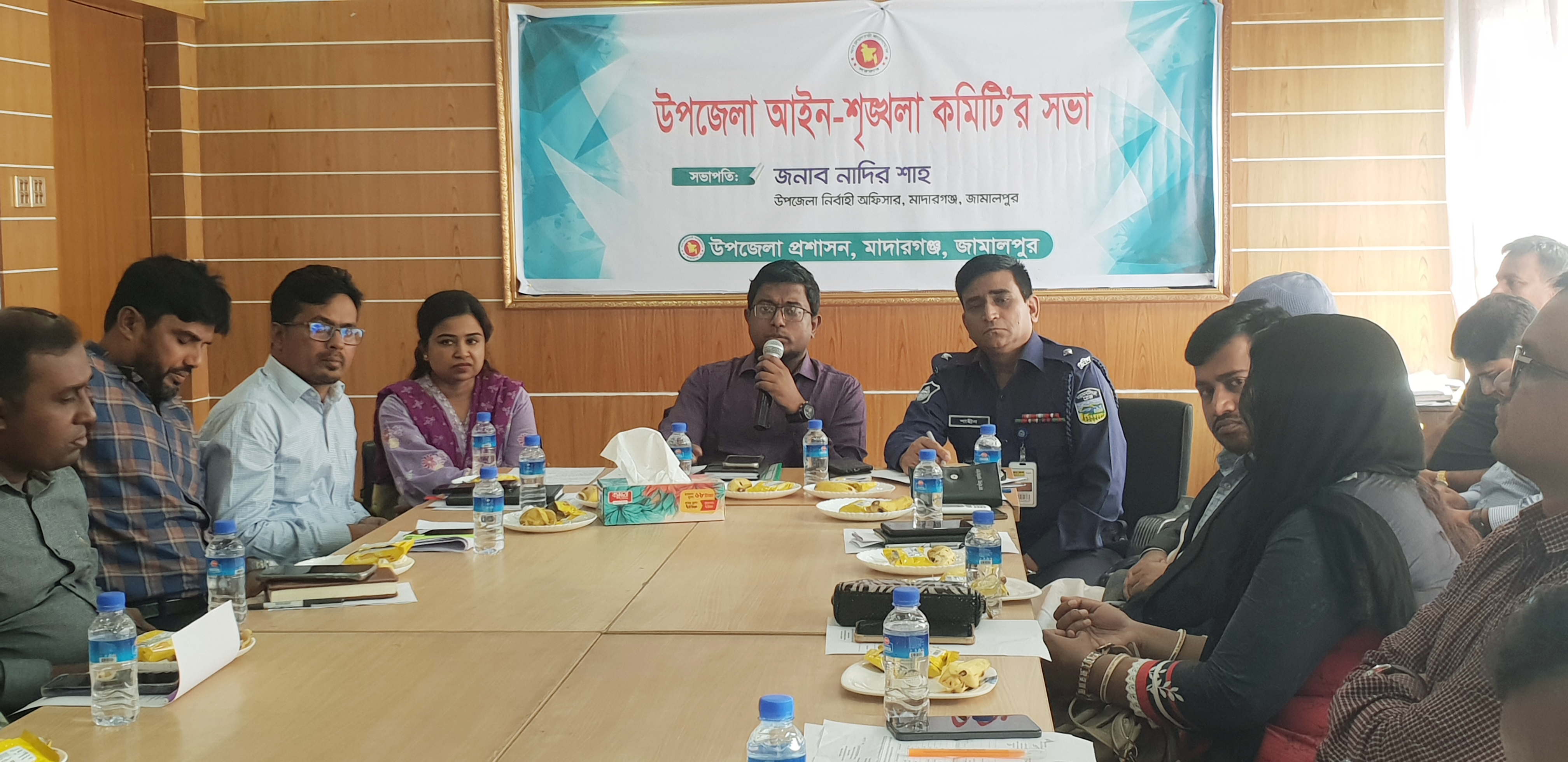 মাদারগঞ্জে আইনশৃঙ্খলা কমিটির সভা