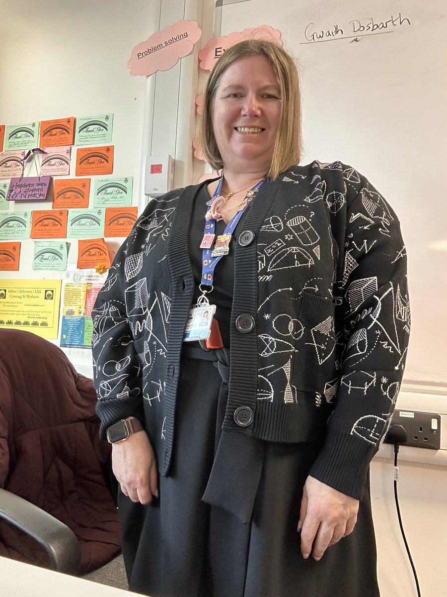 When someone sends you a link saying “saw this and thought of you!” I couldn’t resist buying this cardigan to add to my maths wardrobe… 😁🥰 <a href="/WhitmoreHigh/">Whitmore High School</a> @WHSdog