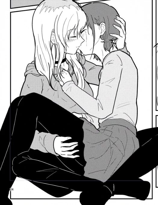 ももになすばYuriKiss…💙❤️💚 