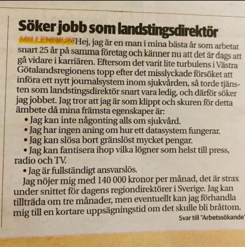 Tveka inte att söka!