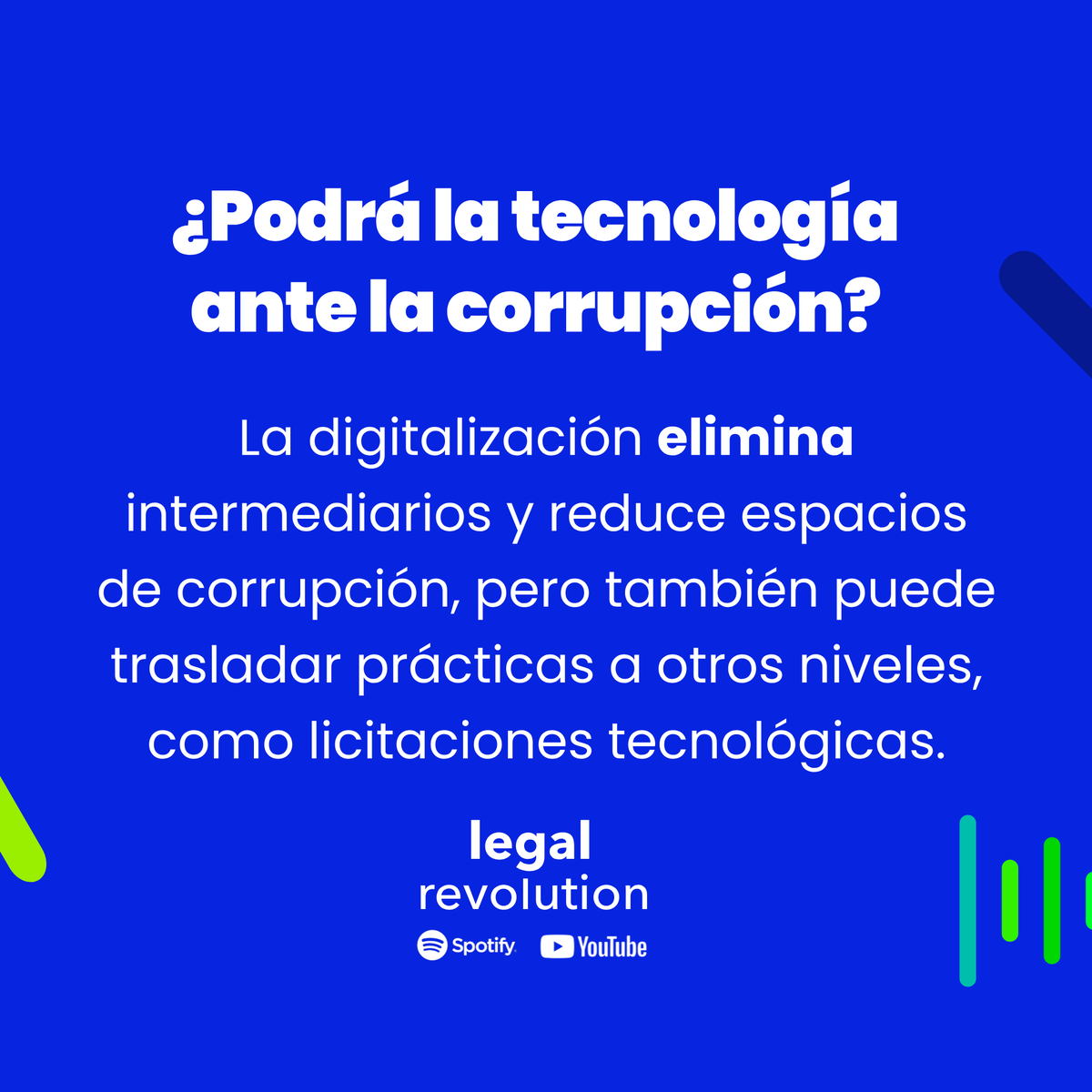 🌟 ¿Cómo está revolucionando la digitalización al sector público? 🌍

Escucha ya mismo el último episodio de Legal Revolution, tu podcast legal de confianza. ⤵️ 

#Spotify: hubs.li/Q02ZmTdC0
#YouTube: hubs.li/Q02Znd810