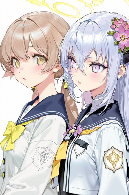 白洲アズサ(ブルアカ) 「あづまさんが誕プレでアズサ描いてくれたから