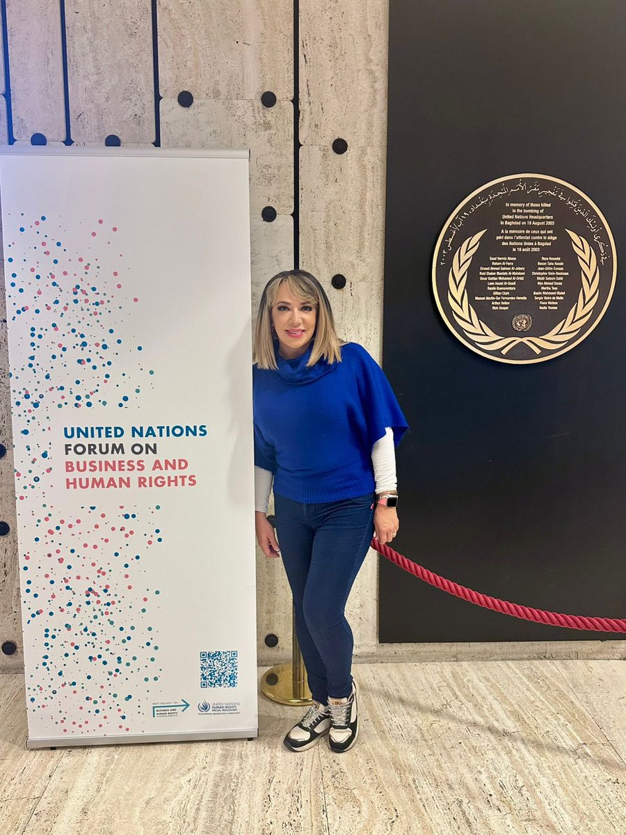 Ari Vera Presidenta de la Federación Mexicana de Empresarios LGBT+ participa en el 13 Foro de Naciones Unidas en Negocios y Derechos Humanos en Ginebra Suiza. 🇨🇭 
La FMELGBT+ pone el acento sobre la importancia de la inclusión de las personas LGBTI en el mundo laboral