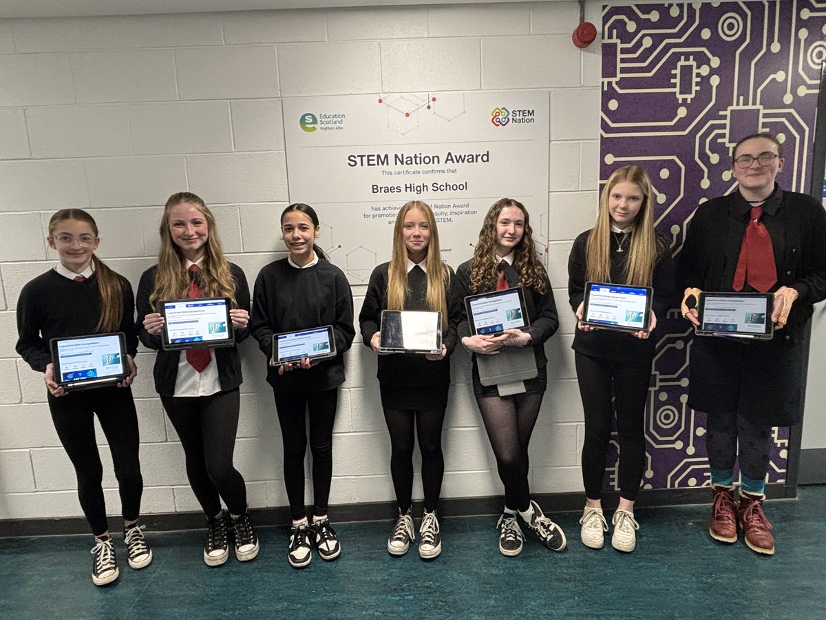 Mr Vosser (@mrvosser) on Twitter photo Well done to the <a href="/BraesHigh/">Braes High School</a> <a href="/CyberResScot/">CyberScotland</a> CyberFirst Girls who have been busy today with the competition 👏 Well done to the <a href="/BraesHigh/">Braes High School</a> <a href="/CyberResScot/">CyberScotland</a> CyberFirst Girls who have been busy today with the competition 👏