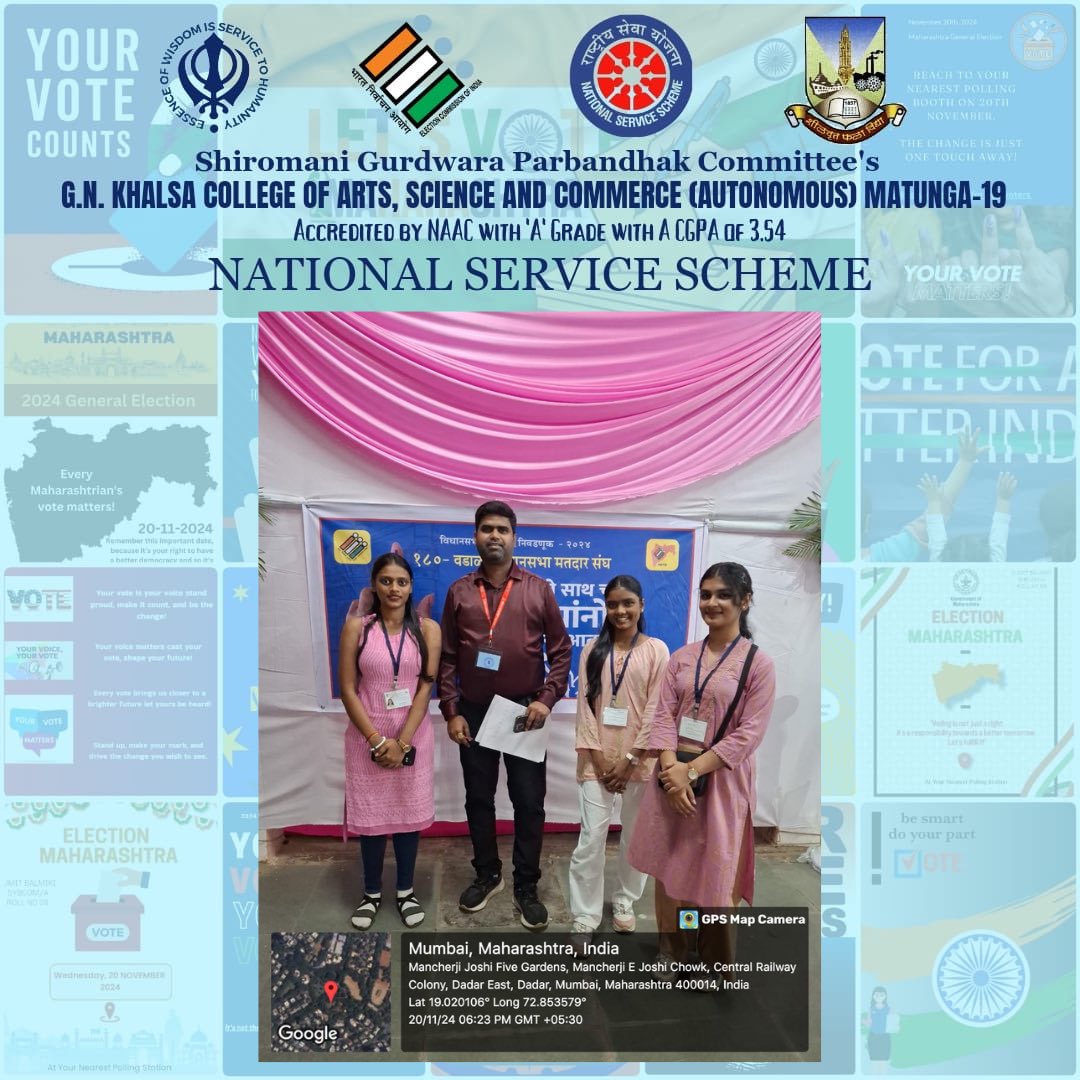 N.S.S UNIT OF GURU NANAK KHALSA COLLEGE tweet media