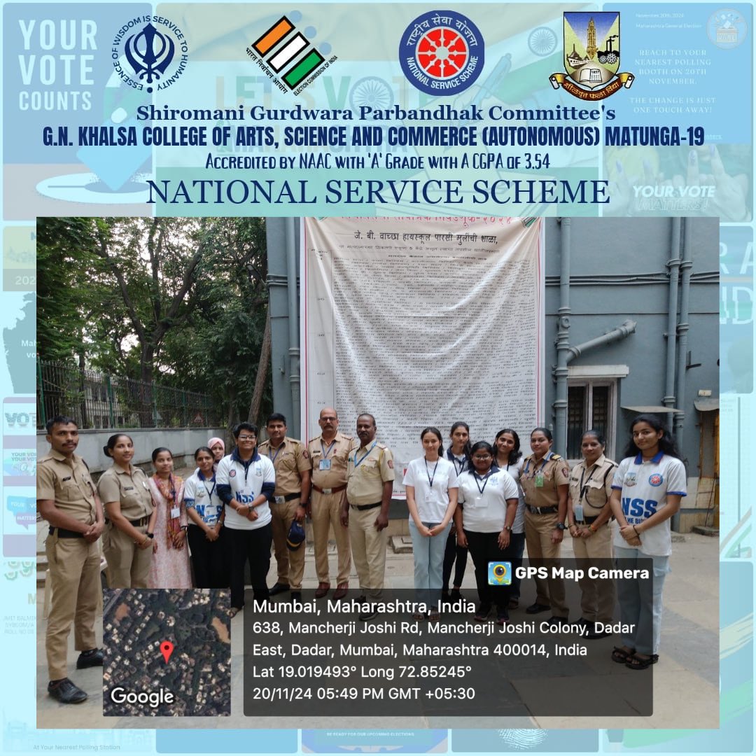 N.S.S UNIT OF GURU NANAK KHALSA COLLEGE tweet media