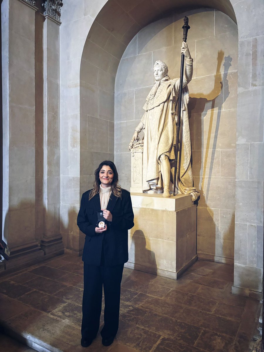 NeuroendoLille's tweet photo. 🎉 Huge congratulations to our very own Konstantina Chachlaki for receiving the Prix Janine Courrier from the Académie des sciences! 🏆✨ We’re proud of her research on the role of nitric oxide in the neuroendocrine axis, impacting fertility, metabolism, and mental health https://t.co/T7wL8S8nse