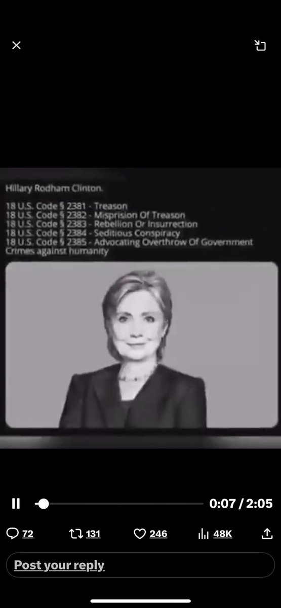 <a href="/WeThePeople021/">Constitutional Gator</a> Hilary Clinton, no question