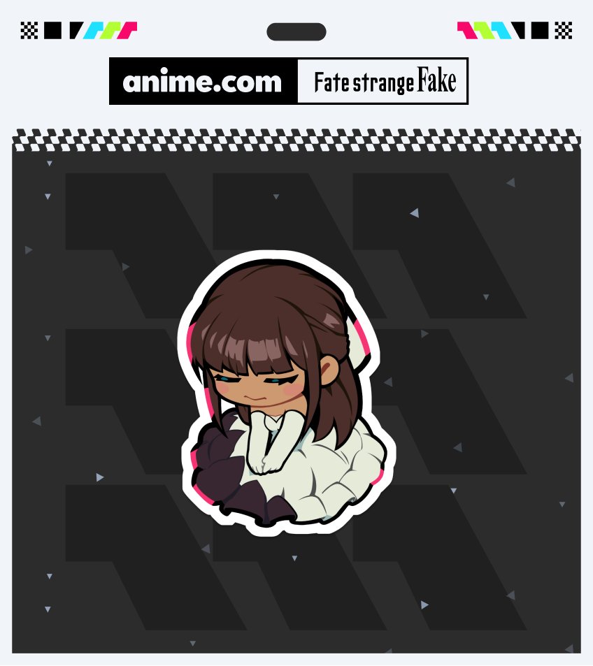 AkovKoz's tweet photo. Got my @animecom @fatesf_anime_en stickers #strangefake https://t.co/fd0NQnelK2