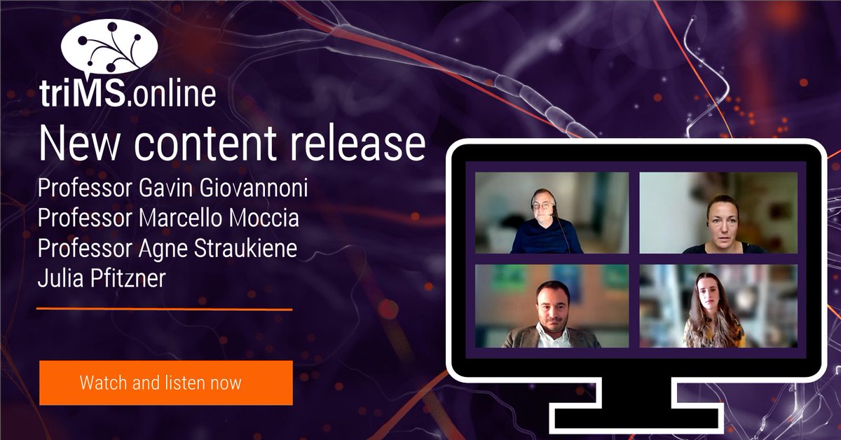 Check out the latest panel discussion on triMS.online and dive into a panel discussion around smouldering MS and effective communication strategies. #MSResearch #triMSonline

This content is supported by a partnership agreement with Sanofi and a sponsorship from Merck.