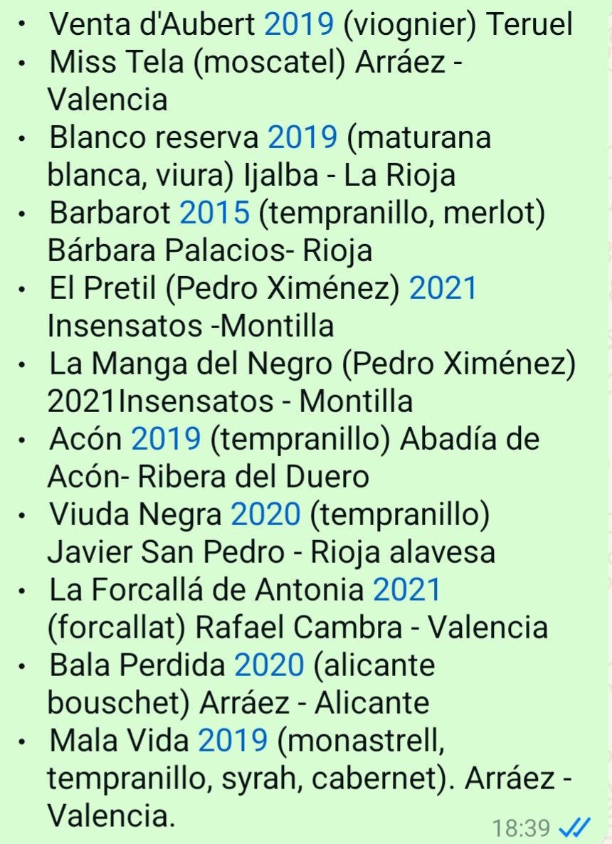 ¿Nos ayudáis a limpiar la bodega? Algunas de las cosas que podréis probar este finde