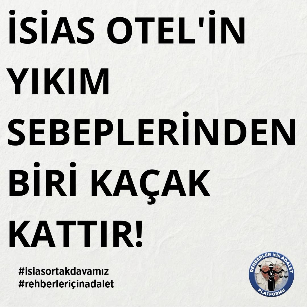#rehberlericinadalet
#isiasortakdavamız
