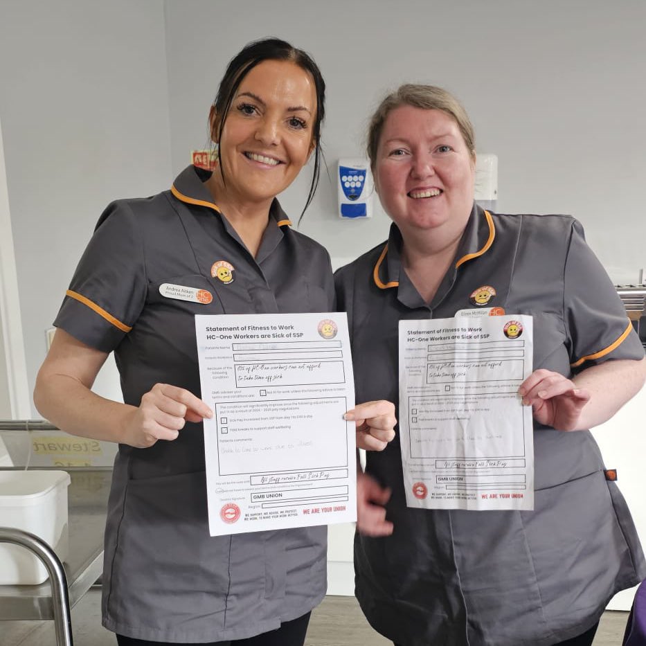 Proper sick pay would mean financial security for care workers when they’re unwell.

It would also help to protect residents, colleagues and the NHS from the spread of viruses. 🦠