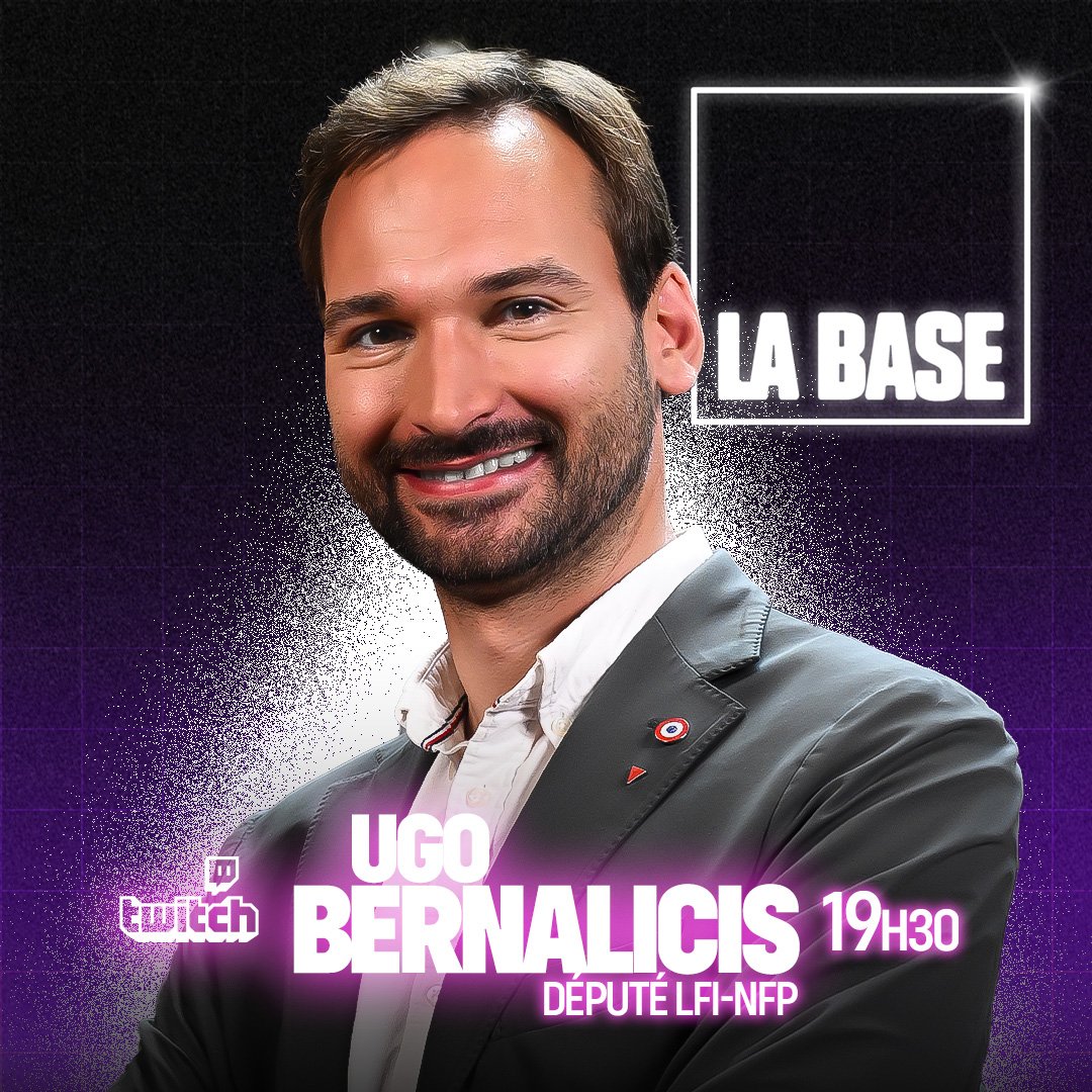 JeunesFILille's tweet image. 🔥 Ugo Bernalicis intervient ce soir dans #LaBase 

🔴 Rendez-vous ce soir à 19h30 sur Twitch et YouTube !

twitch.tv/la_france_inso…

youtube.com/watch?v=S8Zup1…