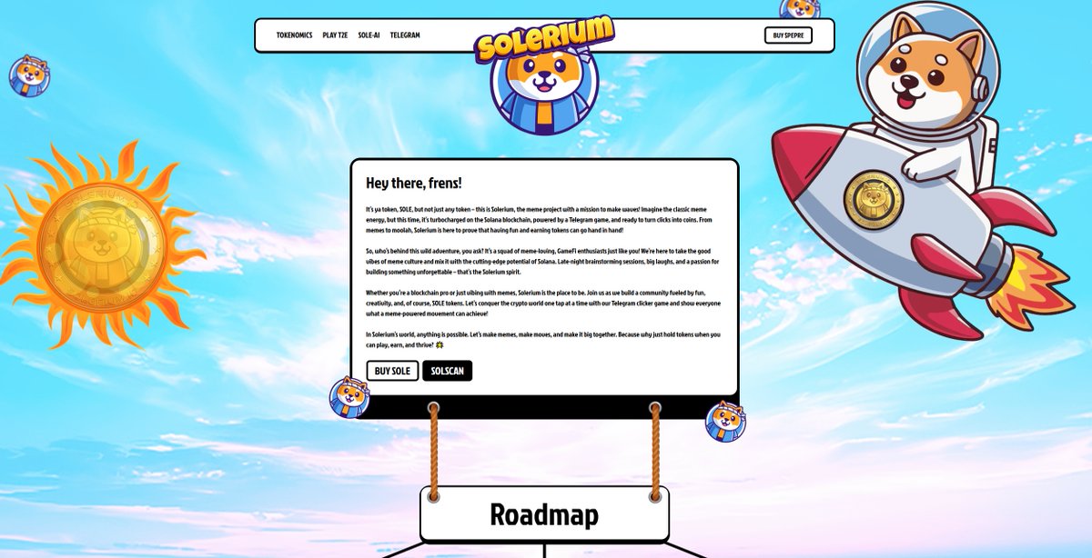 🌐 The New Solerium Website is Live! 🚀

Discover the future of DeFi with our sleek new platform:
🔗 Explore now: solerium.io

Dive into:
💡 SOLE Token utilities
🎮 DApps like Tap 2 Earn &amp; SOLE AI

Join us and be part of the revolution! 🌟
#Solerium #SOLE #DeFi #Web3