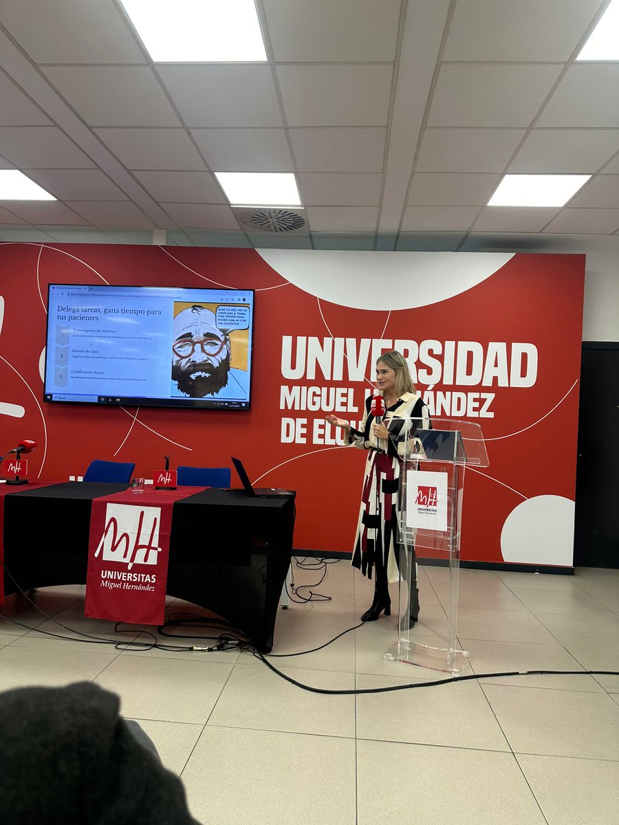 Legaltechumh's tweet photo. Ayer presentamos nuestro  Cómic "IA: pequeño manual de supervivencia",en el Aula Plaza de Baix de la @UniversidadMH, realizado por María Ángeles Medina Martínez. Próximamente disponible en abierto.Acción del Proyecto: “Justicia orientada al dato()2024/CON/00089   @Cenid_Alicante https://t.co/KP0Eob5WbE