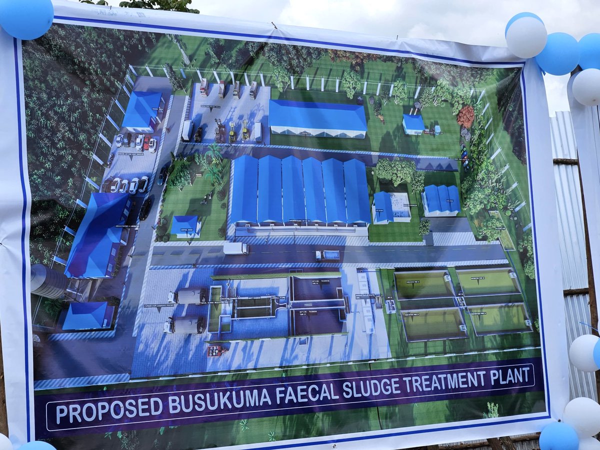 MINISTRY OF WATER AND ENVIRONMENT 🇺🇬 (@min_waterug) on Twitter photo The Faecal Sludge Treatment Facility that will be constructed in Busukuma Division, Nansana Municipality, Wakiso District will be implemented by <a href="/min_waterUg/">MINISTRY OF WATER AND ENVIRONMENT 🇺🇬</a> through the Urban Water Supply and Sewerage Services Department with funding from the Government of Korea. The Faecal Sludge Treatment Facility that will be constructed in Busukuma Division, Nansana Municipality, Wakiso District will be implemented by <a href="/min_waterUg/">MINISTRY OF WATER AND ENVIRONMENT 🇺🇬</a> through the Urban Water Supply and Sewerage Services Department with funding from the Government of Korea.