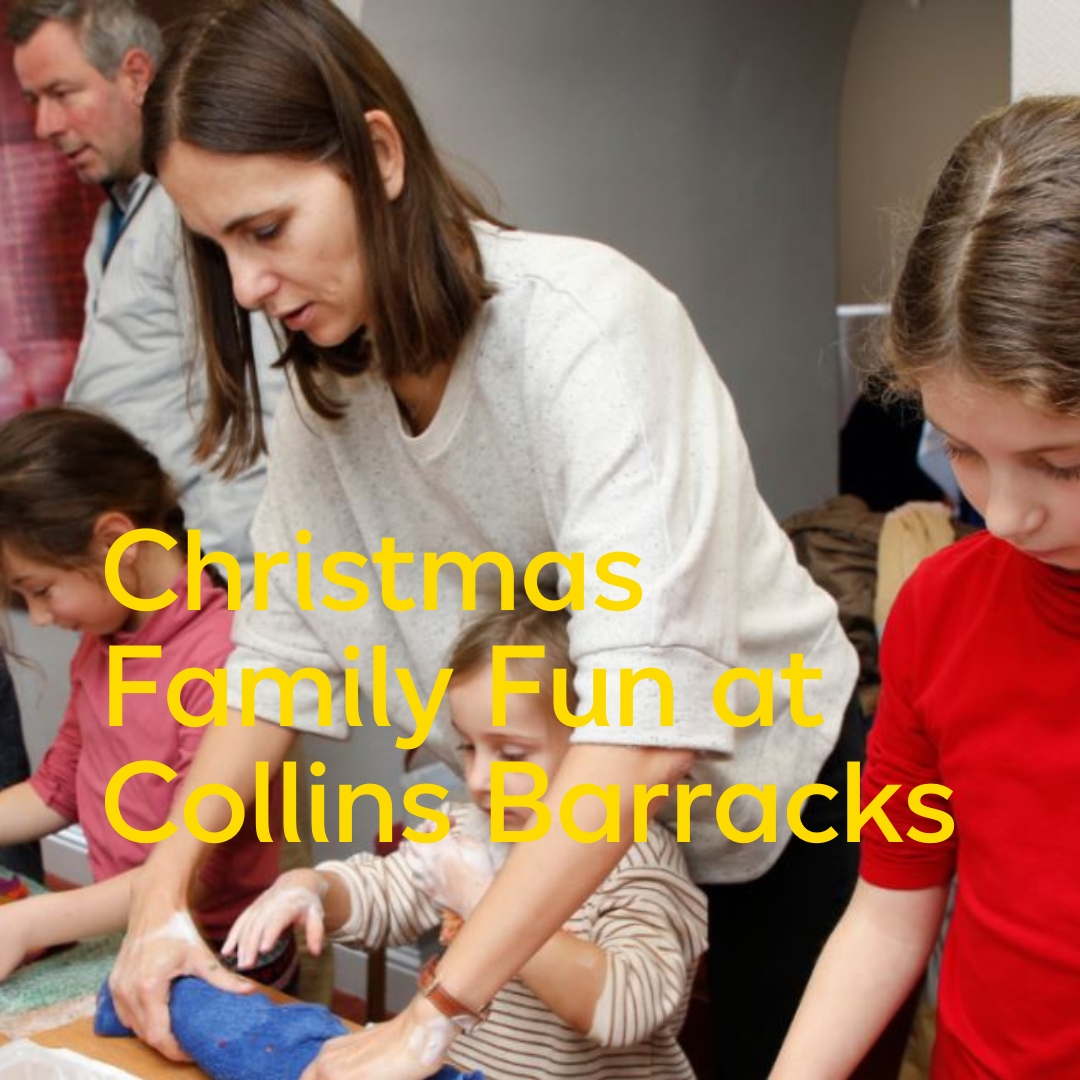 Bring the family to NMI, Collins Barracks this Sunday 1st Dec. for a magical Christmas family fun day! Christmas Storytelling 1:30 pm 
Ornament-making workshop 2 pm 
Carols 3 pm 
Trails &amp; activities all day! Free fun for all from 1-5pm! 
#WinterInDublin museum.ie/en-IE/Museums/…