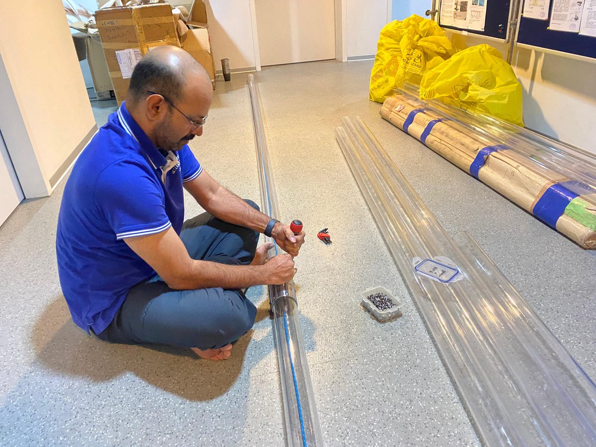 Mahesh Badnal (@mahesh_badnal) on Twitter photo Professor Warrier at work! Preparing the sediment core liners for deploying. #Antarctica #Larsemannhills <a href="/Rahul_Mohan_GOA/">Rahul Mohan</a> <a href="/stapleslakes/">STAPLES</a> <a href="/dmello_cheryl/">Cheryl D'Mello</a> <a href="/WarrierAnish/">Anish Warrier, PhD</a> <a href="/ncaor_goa/">NCPOR</a> Professor Warrier at work! Preparing the sediment core liners for deploying. #Antarctica #Larsemannhills <a href="/Rahul_Mohan_GOA/">Rahul Mohan</a> <a href="/stapleslakes/">STAPLES</a> <a href="/dmello_cheryl/">Cheryl D'Mello</a> <a href="/WarrierAnish/">Anish Warrier, PhD</a> <a href="/ncaor_goa/">NCPOR</a>