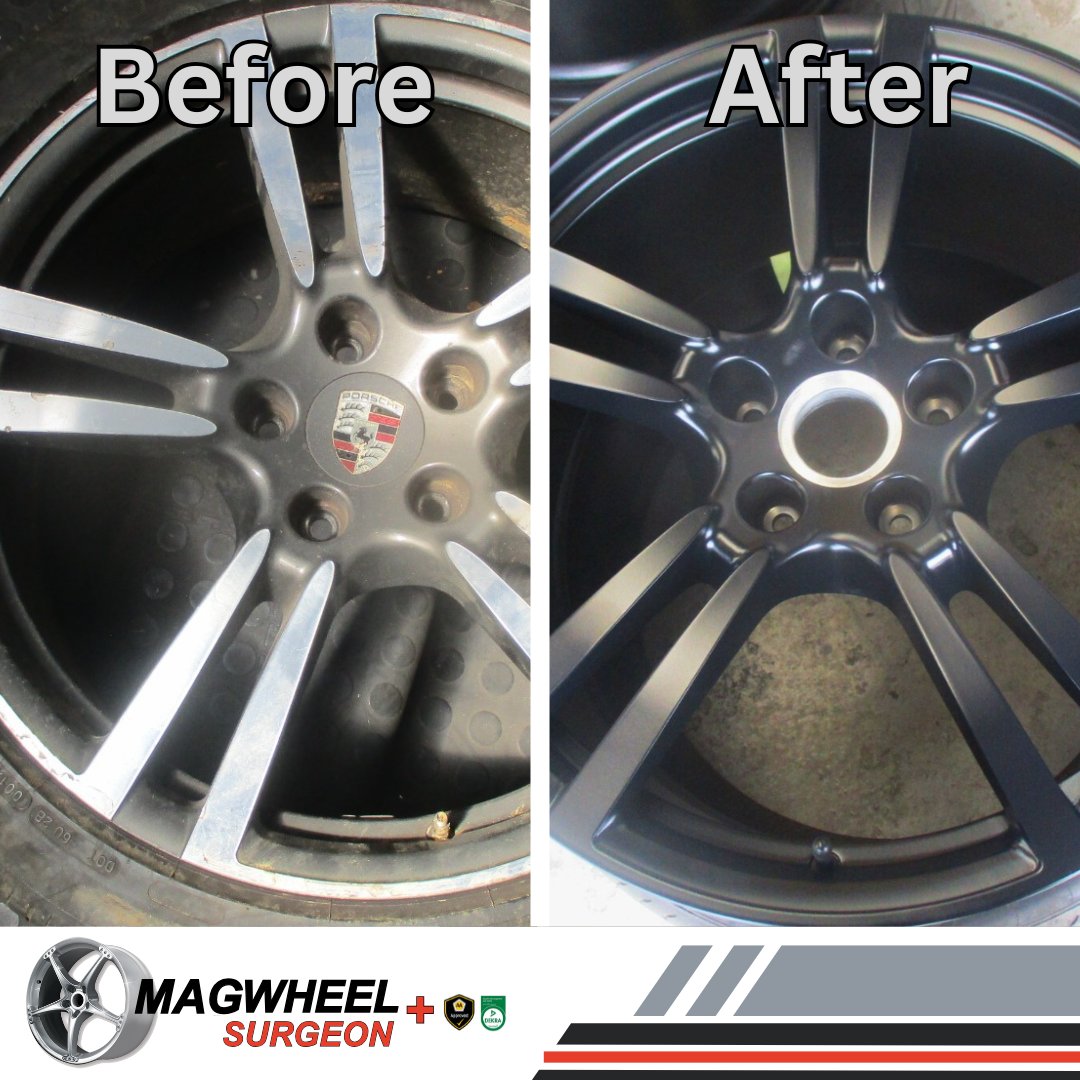 magwheelsurgeon's tweet photo. 🛞✨ Check out this stunning transformation of a Porsche wheel. 🚗💎 Whether it’s a subtle upgrade or a bold new look, Magwheel Surgeon brings your vision to life. Ready to customise your ride? Let’s make it happen! 💥

#PorschePerfection #CustomWheels #MagwheelSurgeon https://t.co/4pGahpygnM