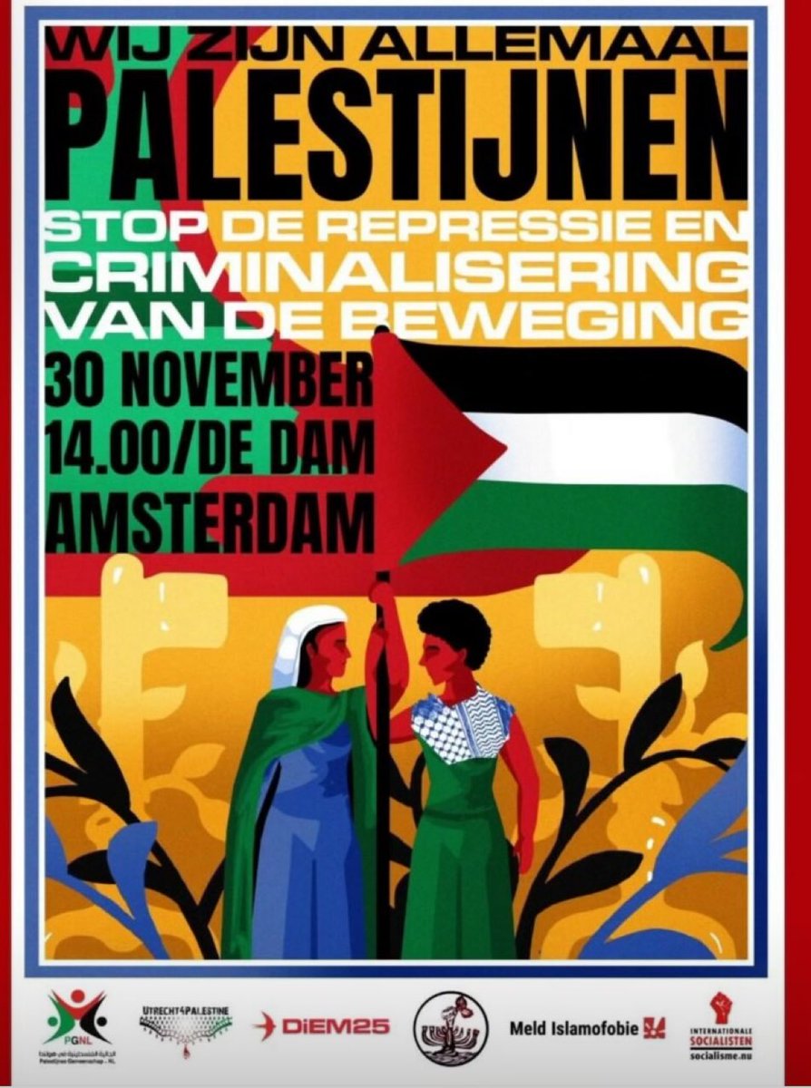 ‼️OMGEKEERDE WERELD‼️
Burgemeester #Halsema : 
𝘿𝙤𝙣𝙙𝙚𝙧𝙙𝙖𝙜 pro-Israël demo op de Dam: 
➡️ ❌Verbod: niet veilig wegens pro-Pallies
𝙕𝙖𝙩𝙚𝙧𝙙𝙖𝙜 pro-Palestijnen demo op de Dam:
➡️ ✅Prima, moet kunnen schuren! #gotspe Vvmu geldt niet voor iedereen?