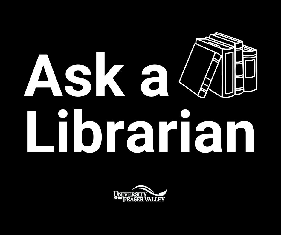 UFV_President's tweet photo. #AskALibrarian
Don't know where to start? Want a little help with your research? Need to find a specific piece of information for your project? The @UFVLibrary offers face-to-face, phone, email, and chat assistance: https://t.co/Y8qZTYt0VW
#goUFV #UFVLibrary #UFV50 @goUFV https://t.co/zLqDhj0T6q